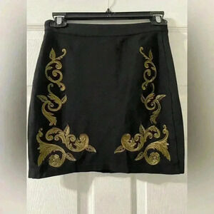 GUESS BIANCA EMBROIDERED MINI SKIRT A91